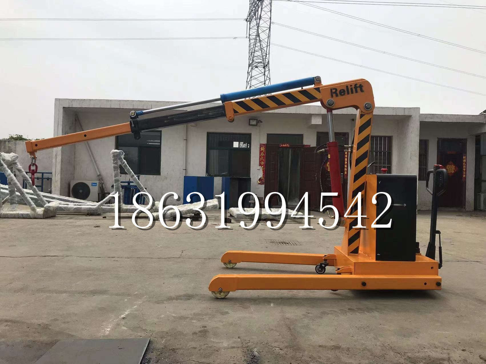 阳原县久征定做3吨三轮随车吊 农用园林绿化移树吊 平板工程用小吊机